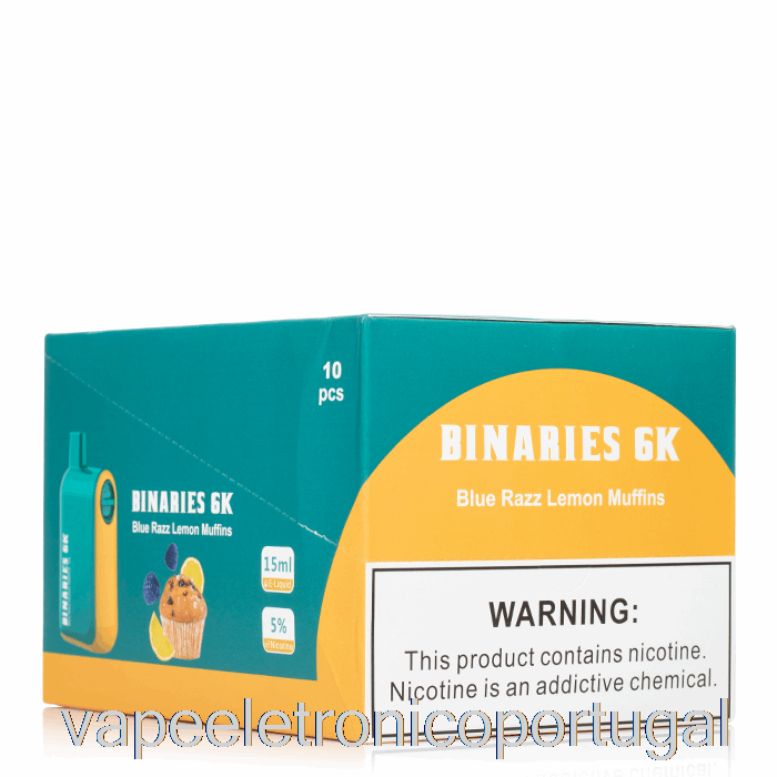 Vape Eletrônico [pacote Com 10] Binários Horizonte 6k 6000 Descartáveis
